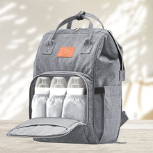 Load image into Gallery viewer, Diaper Bag Backpack (Classic Gray)
