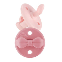 Load image into Gallery viewer, Sweetie Soother: Pink Orthodontic Pacifier Sets (0-6m)