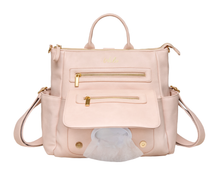 Load image into Gallery viewer, Diaper Bag Backpack: Blush Pink