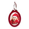 Load image into Gallery viewer, Babyprints Photo Ornament with Clean-Touch Ink Pad, Red