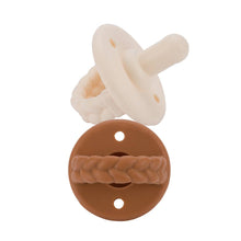 Load image into Gallery viewer, Sweetie Soother Pacifier Sets (2-pack): Coconut + Toffee