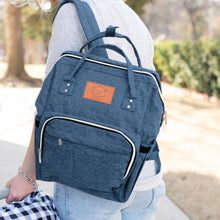 Load image into Gallery viewer, Diaper Bag Backpack (Navy Blue)