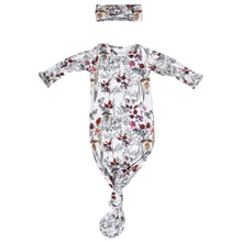 Load image into Gallery viewer, Flower Knotted Gown & Bow