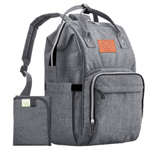 Load image into Gallery viewer, Diaper Bag Backpack (Classic Gray)