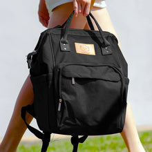 Load image into Gallery viewer, Diaper Bag Backpack (Trendy Black)