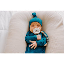 Load image into Gallery viewer, Blue Knotted Gown & Hat