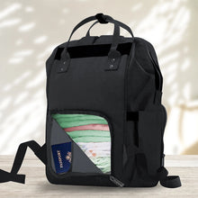Load image into Gallery viewer, Diaper Bag Backpack (Trendy Black)
