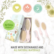 Load image into Gallery viewer, Baby Hair Brush and Comb Set (Blush)