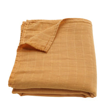 Load image into Gallery viewer, Muslin Swaddle Blanket- Ochre
