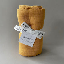 Load image into Gallery viewer, Muslin Swaddle Blanket- Ochre