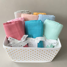 Load image into Gallery viewer, Muslin Swaddle Blanket : Mauve