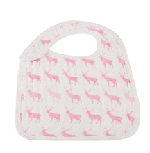 Load image into Gallery viewer, Pop of Pink Snap Bibs - Set of 3