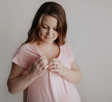 Load image into Gallery viewer, Light Pink Mommy Labor and Delivery/ Nursing Gown