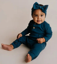 Load image into Gallery viewer, Navy Blue Ribbed Playsuit