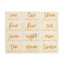 Load image into Gallery viewer, Monthly Milestones: Cheerful Script Rectangle