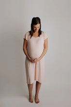 Load image into Gallery viewer, Heavenly Pink Mommy Labor and Delivery/ Nursing Gown