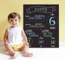 Load image into Gallery viewer, Baby Highlights Photo Sharing Chalkboard