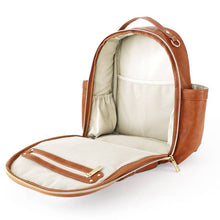 Load image into Gallery viewer, Cognac Mini Diaper Bag