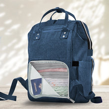 Load image into Gallery viewer, Diaper Bag Backpack (Navy Blue)