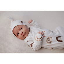 Load image into Gallery viewer, Rainbow Knotted Gown with Hat