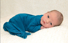 Load image into Gallery viewer, Blue Knotted Gown