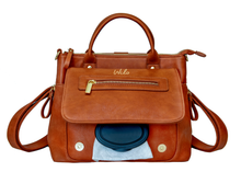 Load image into Gallery viewer, Small Diaper Bag Purse: Brown
