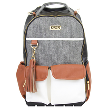 Load image into Gallery viewer, Coffee & Cream Boss Backpack Diaper Bag