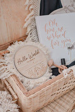 Load image into Gallery viewer, Hello World Wildflower Fringe Sign