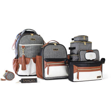 Load image into Gallery viewer, Coffee & Cream Boss Backpack Diaper Bag