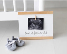Load image into Gallery viewer, Sonogram Love at First Sight Keepsake Frame