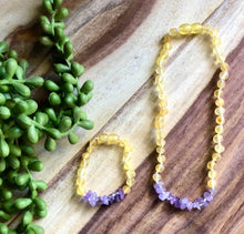 Load image into Gallery viewer, Amber Necklaces/ Bracelets: Amethyst