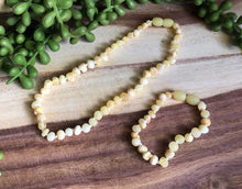 Load image into Gallery viewer, Amber Necklaces/ Bracelets: Milky Raw Amber