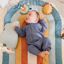 Load image into Gallery viewer, Ritzy Tummy Time Rainbow Play Mat