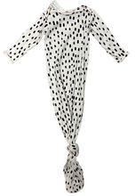 Load image into Gallery viewer, Black & White Poka Dot Knotted Gown