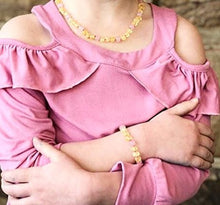 Load image into Gallery viewer, Amber Necklaces/ Bracelets: Rose Quartz