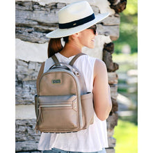 Load image into Gallery viewer, Taupe Mini Diaper Bag
