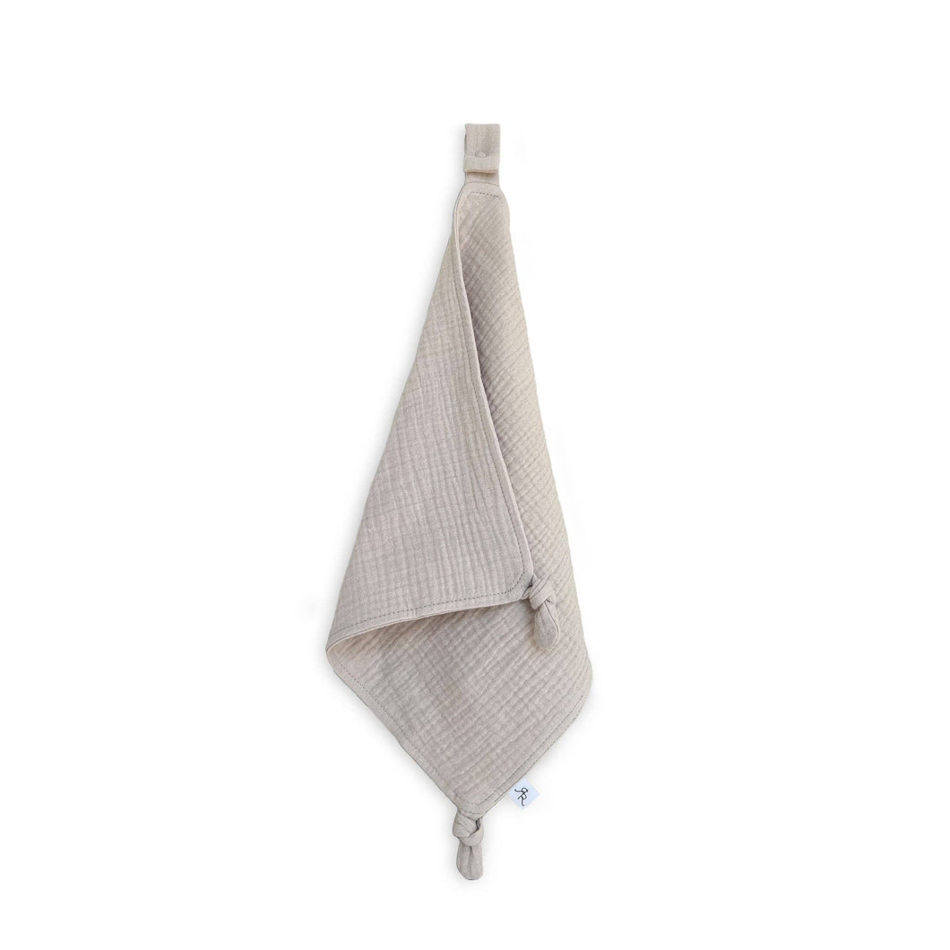 Cutie Lovey (Muslin Lovey): Knot Linen (tan)