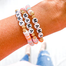 Load image into Gallery viewer, Mama Heishi Bracelets: Boy Mom
