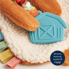 Load image into Gallery viewer, Itzy Lovey Plush Highland Cow- Crinkle/Teether Toy
