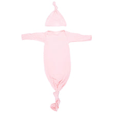 Load image into Gallery viewer, Heavenly Pink Knotted Gown: Gown &amp; Hat
