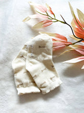 Load image into Gallery viewer, Baby Socks (0-6m)- Tan/Bow Ties
