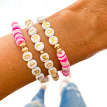 Load image into Gallery viewer, Mama Heishi Bracelets: Boy Mom
