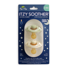 Load image into Gallery viewer, Itzy Soother Natural Rubber Paci: Glow 0-6m
