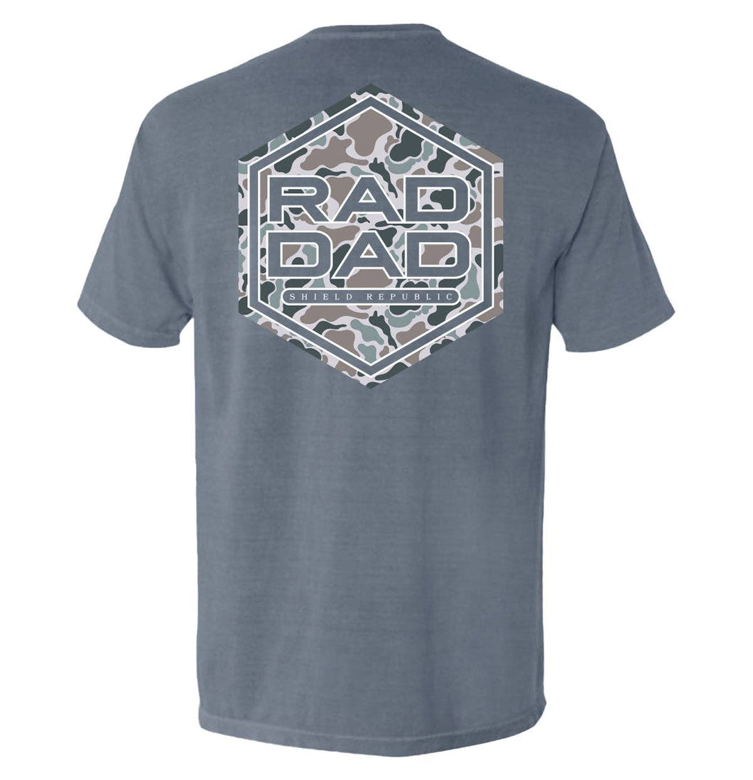 Rad Dad Tee/ Blue Jean