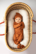 Load image into Gallery viewer, Saddle Longhorn Orange Knotted Gown &amp; Hat
