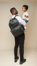 Load image into Gallery viewer, Noir Boss Plus- Backpack Diaper Bag
