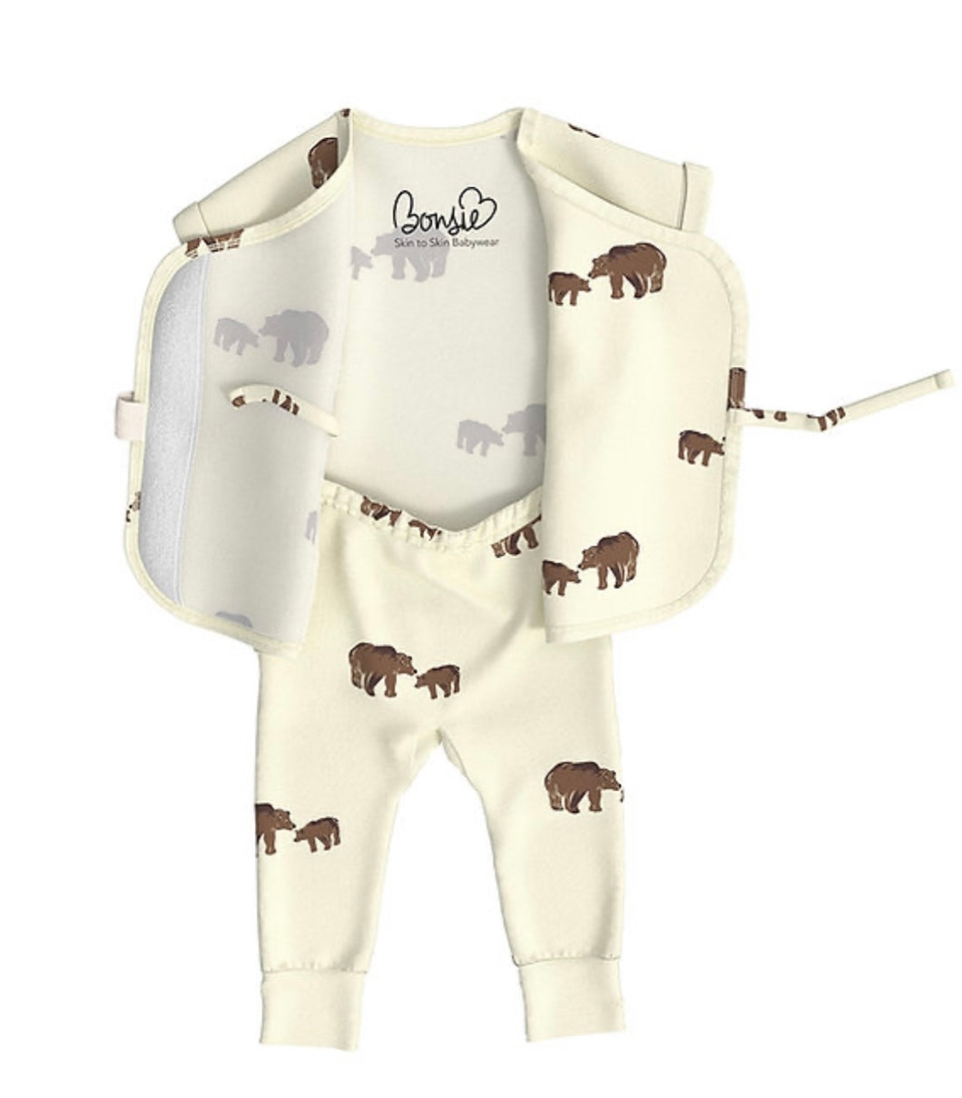 Bonsie Footless Short Sleeve/ Mama Bear