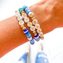 Load image into Gallery viewer, Mama Heishi Bracelets: Boy Mom
