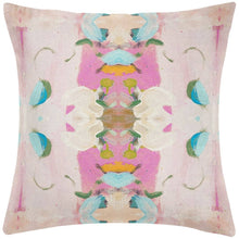 Load image into Gallery viewer, Monet’s Garden Pink Decorative Pillow: 14" x 20" Lumbar
