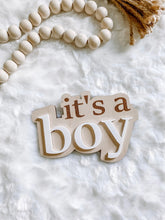 Load image into Gallery viewer, It’s A Boy- Gender Reveal Announcement Sign
